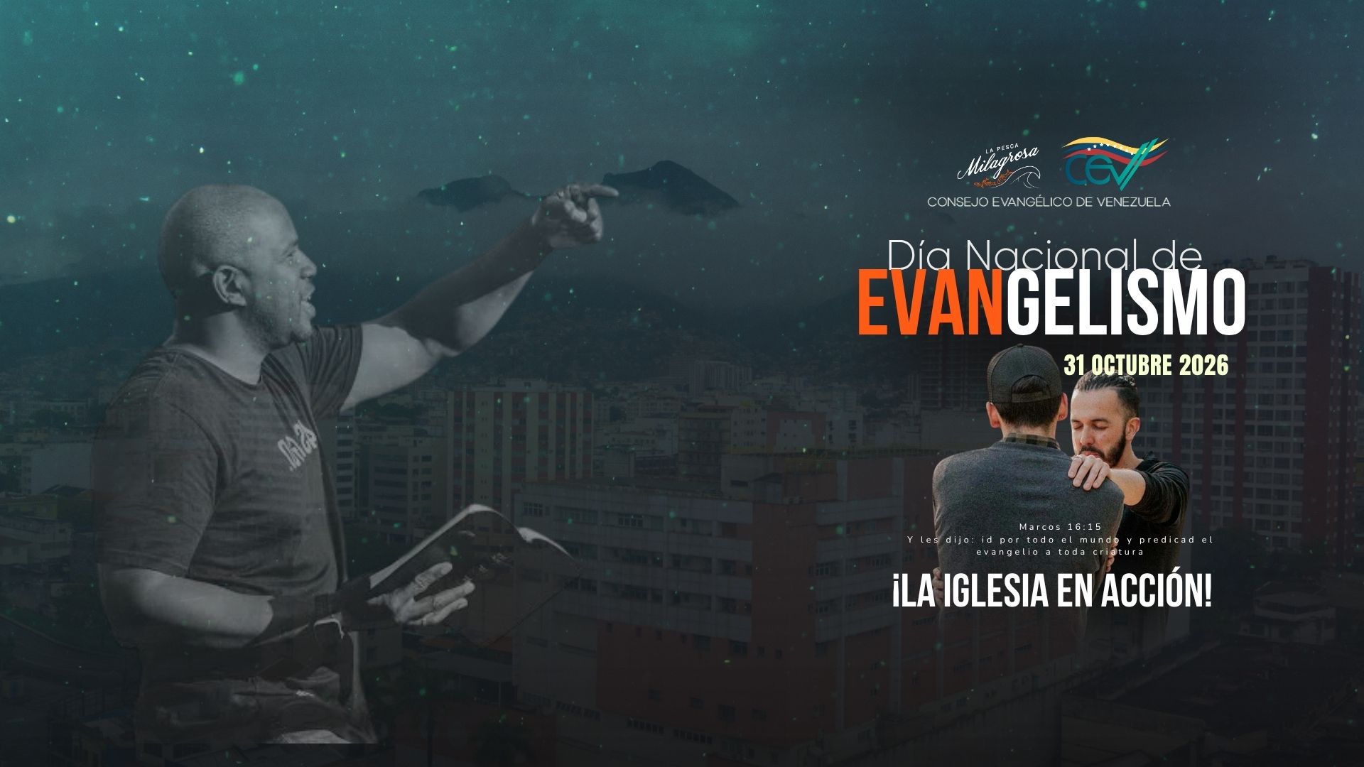 Voluntarios compartiendo con familias en Caracas